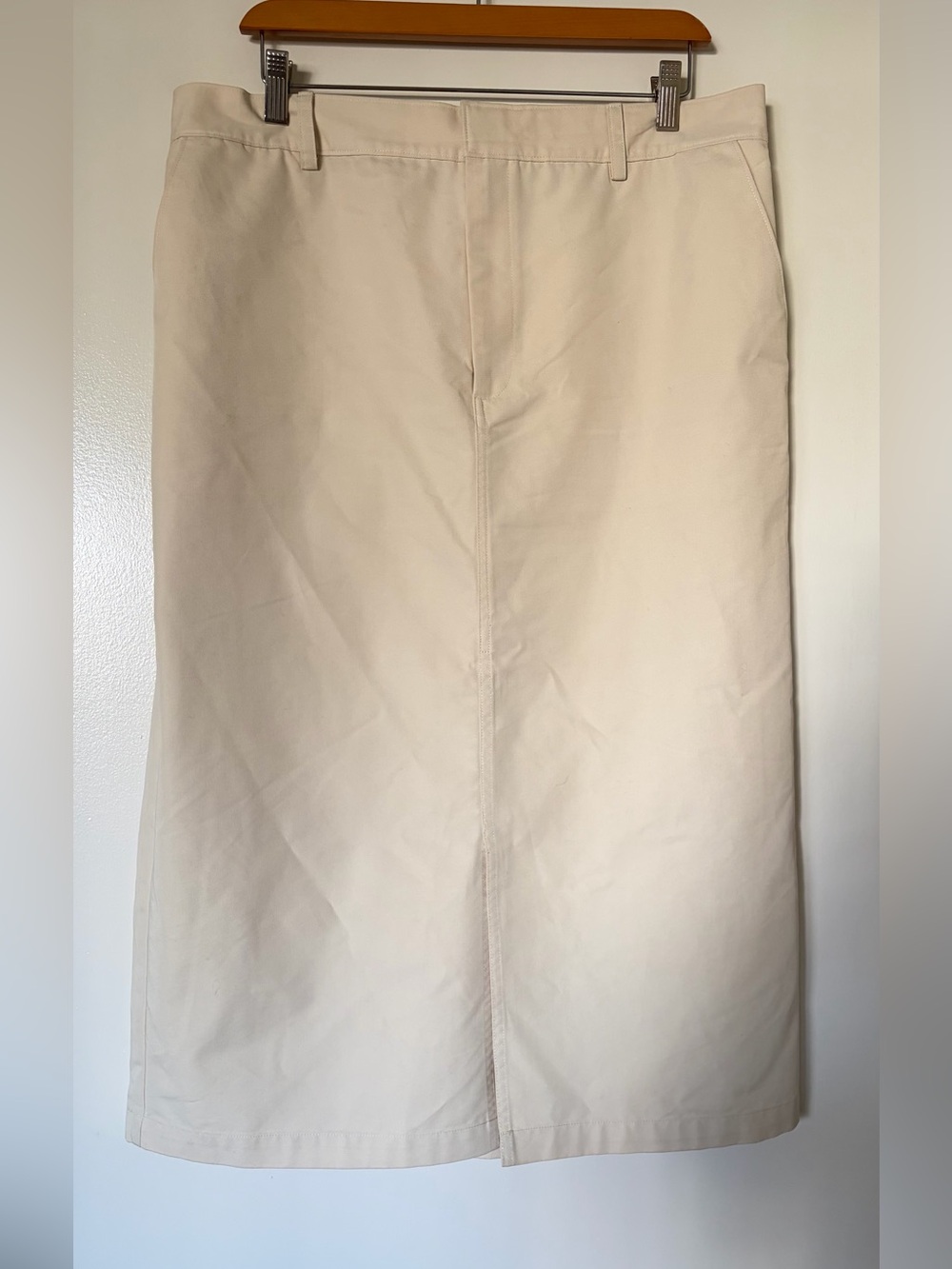 Elodie Cream Midi Skirt